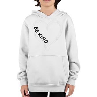 Unity Day Orange 2022 Kids Heart Be Kind Anti Bullying Youth Hoodie - Thegiftio UK