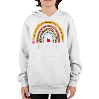Unity Day Orange Anti Bullying Leopard Women Kids Girls V2 Youth Hoodie - Thegiftio UK