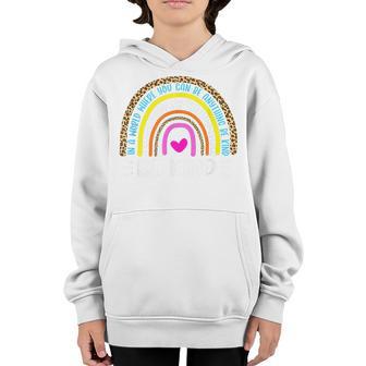 Unity Day Orange Anti Bullying Leopard Women Kids Girls V3 Youth Hoodie - Thegiftio UK