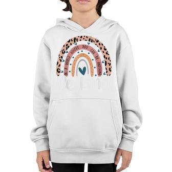 Unity Day Orange Anti Bullying Leopard Women Kids Girls Youth Hoodie - Thegiftio UK