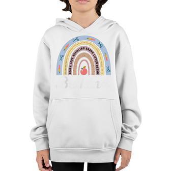 Unity Day Orange For Kids Toddlers Be Kind Rainbow Kindness Youth Hoodie - Thegiftio UK