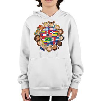 Unity Day Orange Kids Anti Bullying Kindness Be Kind Youth Hoodie - Thegiftio UK