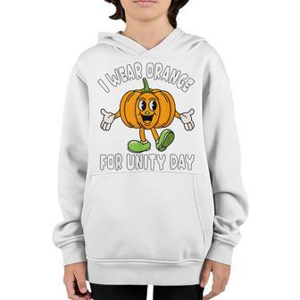 Unity Day Orange Kids Unity Day 2022 Kids Youth Women Youth Hoodie - Thegiftio UK
