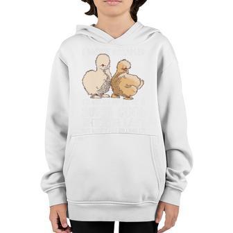 Womens Cool Chicken Women Girls Funny Chicken Farmer V6 Youth Hoodie - Thegiftio UK