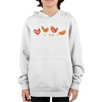 Womens Cool Chicken Women Girls Funny Chicken Farmer V9 Youth Hoodie - Thegiftio UK