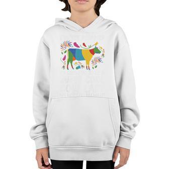 Womens Cool Cows For Women Girls Funny Cow Farmer Farm V2 Youth Hoodie - Thegiftio UK