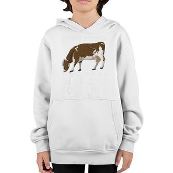 Womens Cool Cows For Women Girls Funny Cow Farmer Farm V5 Youth Hoodie - Thegiftio UK