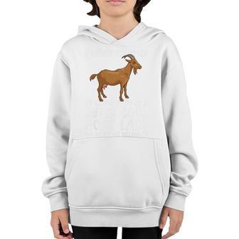 Womens Cool Goats For Women Girls Funny Goat Farmer Farm V2 Youth Hoodie - Thegiftio UK