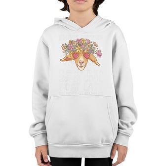 Womens Cool Goats For Women Girls Funny Goat Farmer Farm V7 Youth Hoodie - Thegiftio UK