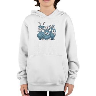 Womens Cool Goats For Women Girls Funny Goat Farmer Farm V8 Youth Hoodie - Thegiftio UK