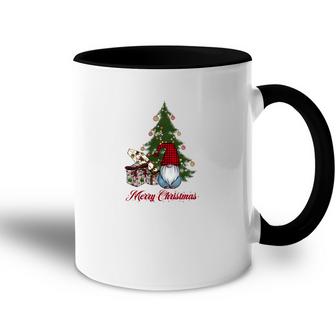 Funny Christmas Gnomes Merry Christmas Accent Mug