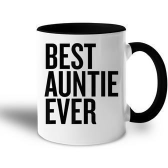 Best Aunt Ever Gif For Aunt From Niece Or Nephew Accent Mug - Seseable