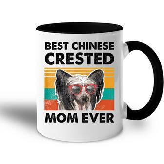Best Chinese Crested Mom Ever Dog Sunglasses Mothers Day Accent Mug - Seseable