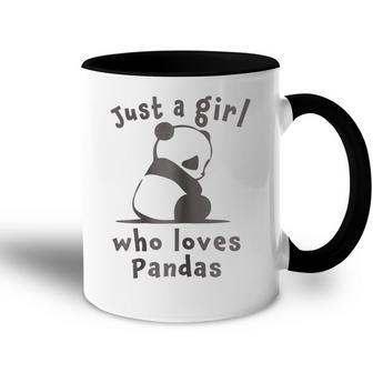 Best Cutest Panda Ever Just A Girl Cute Gift Accent Mug - Seseable