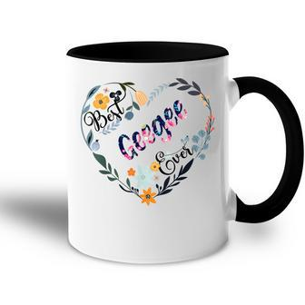 Best Geegee Ever Flower Blessed Grandma Mothers Day Gift Accent Mug | Mazezy