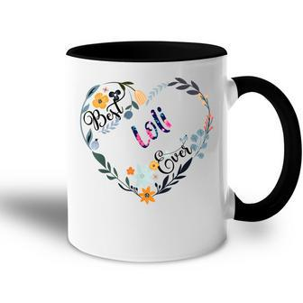 Best Loli Ever Flower Blessed Grandma Mothers Day Gift Accent Mug | Mazezy UK