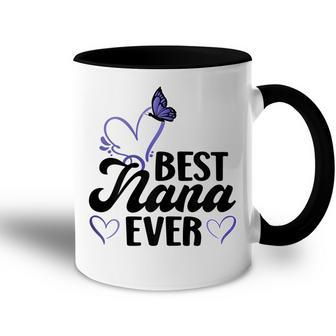 Best Nana Ever Grandmother Gift For Womens Accent Mug - Seseable