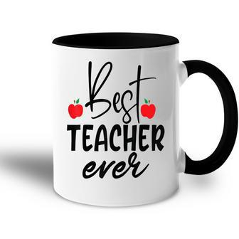 Best Teacher Ever Student School Teacher Accent Mug - Seseable