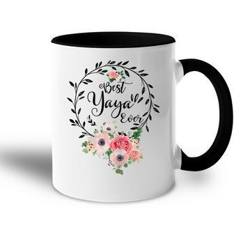 Best Yaya Ever Mothers Day Gift Grandma Gift For Womens Accent Mug | Mazezy UK