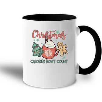 Christmas Calories Do Not Count Funny Christmas Accent Mug - Thegiftio UK