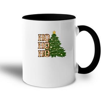 Christmas Tree Ho Ho Ho Accent Mug