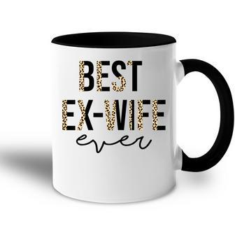 Funny Divorced Best Ex Wife Ever Divorce Party Ex Gift For Womens Accent Mug - Seseable