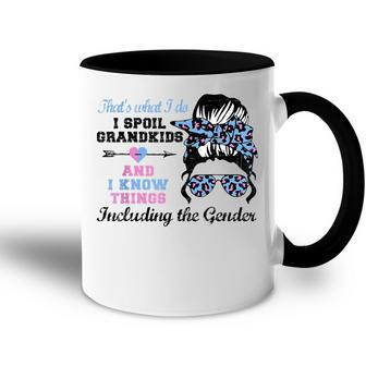 Grandma Keeper Of The Gender Reveal Party I Know Things Nana Accent Mug | Mazezy