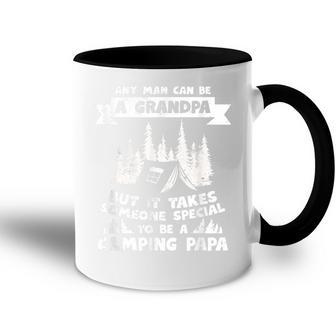 Grandpa Papa Camping Fathers Day Camp Lover Gift Accent Mug | Mazezy
