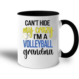 Im A Volleyball Grandma Of A Volleyball Player Grandma Accent Mug | Mazezy