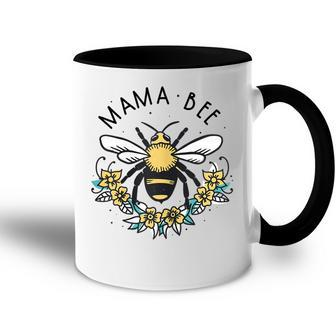 Mama Bee Honey Beekeeper Gift For Womens Accent Mug | Mazezy