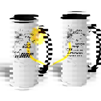 Mommom Gift Happiness Is Being A Mommom Gift For Womens Accent Mug | Mazezy