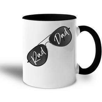 Rad Dad Daddy Grandpa Gift Christmas Fathers Day Best Gift For Mens Accent Mug | Mazezy UK