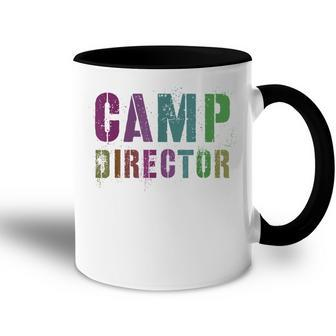 Rockin Camp Director Camping Host Chaos Coordinator Sign Accent Mug - Seseable