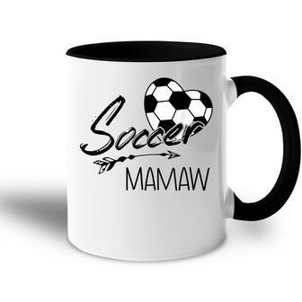 Soccer Mamaw Womens Grandma Gift Accent Mug | Mazezy