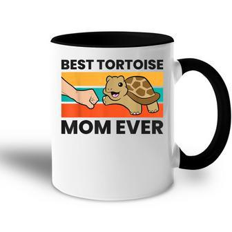 Tortoise Mama Best Tortoise Mom Ever Accent Mug - Seseable