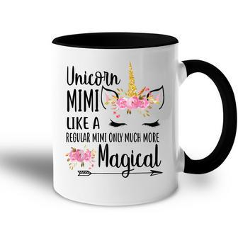 Unicorn Mimi Like A Regular Mimi Grandma Only Magical Gift Accent Mug | Mazezy CA