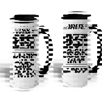 Worlds Best Crossing Guard Ever Accent Mug | Seseable CA