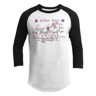 Battle Plan Christmas Home Kids Hand Dawn Alone Youth Raglan Shirt - Thegiftio UK