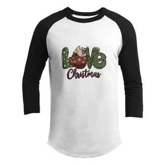 Christmas Love Christmas Youth Raglan Shirt - Thegiftio UK