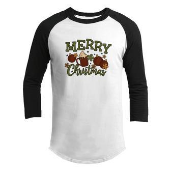 Christmas Merry Christmas Gift For Coffe Lovers Youth Raglan Shirt - Thegiftio UK