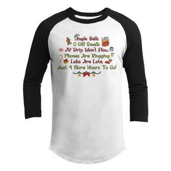 Christmas Nursing Nursing School T Youth Raglan Shirt - Thegiftio UK