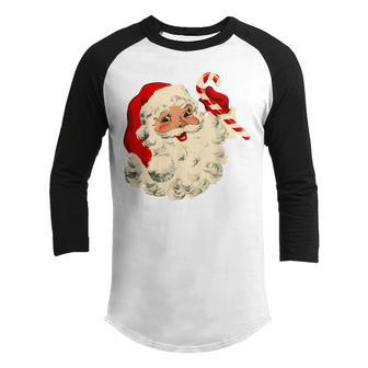 Christmas Santa Merry Christmas Gifts For Women Men Kids V2 Youth Raglan Shirt - Thegiftio UK