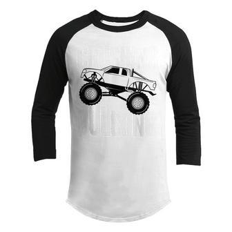 Crushing Bullying Car Monster Truck Unity Day Orange Kids Youth Raglan Shirt - Thegiftio UK