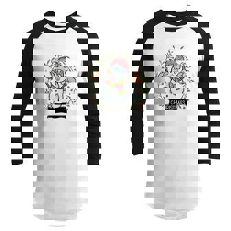Cute Christmas Snowman Cheerful Youth Raglan Shirt - Thegiftio UK