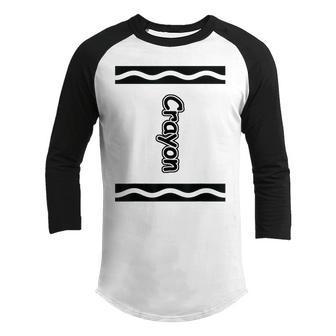 Group Family Halloween Costume Crayon Men Women Boys Girls Youth Raglan Shirt - Thegiftio UK
