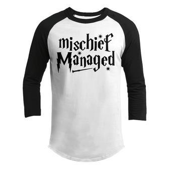 Happy 100Th Day Of School 100 Days Mischief Of Managed 2022 Youth Raglan Shirt - Thegiftio UK