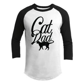 I Love Cats Dad Father Men Kitty Papa Christmas Girl Meow Youth Raglan Shirt - Thegiftio UK