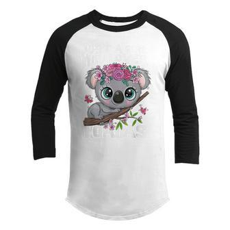 Koala Cute Just A Girl Who Loves Koalas Youth Raglan Shirt - Thegiftio UK