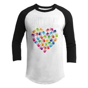 Together Against Bullying Kids Unity Day Orange Anti Bully Youth Raglan Shirt - Thegiftio UK