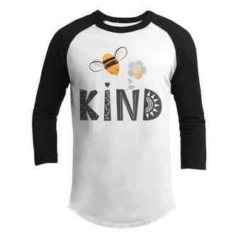 Unity Day Orange For Kids Anti Bullying Be Bee Kind Kindness Youth Raglan Shirt - Thegiftio UK